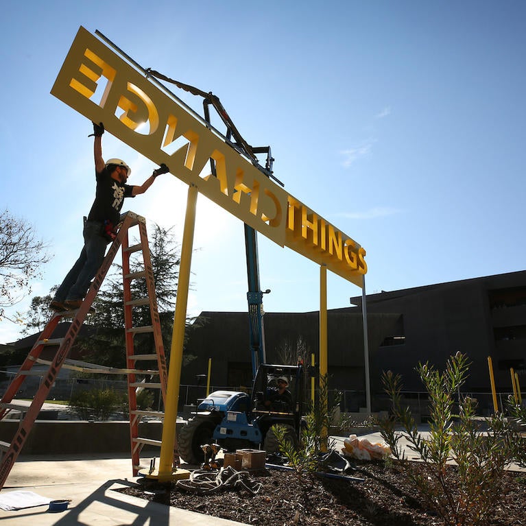 Signs installed